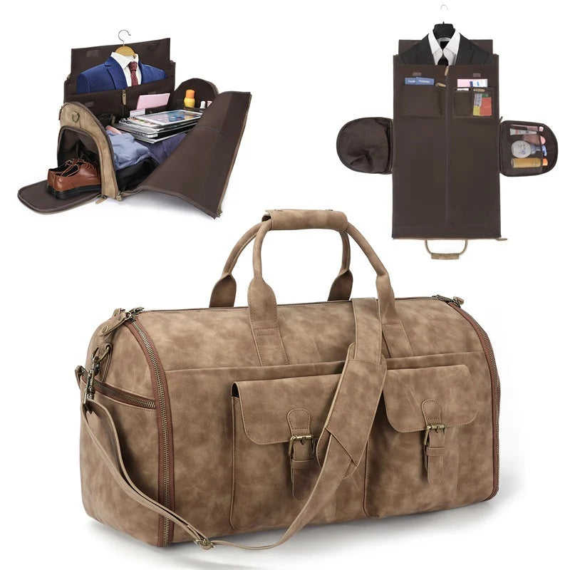 Duffel Bag Large Capacity Multiple Pockets & Detachable Strap
