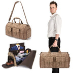 Duffel Bag Large Capacity Multiple Pockets & Detachable Strap