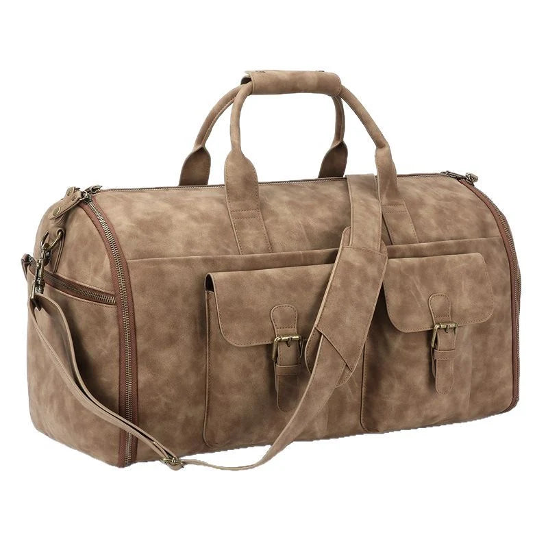 Duffel Bag Large Capacity Multiple Pockets & Detachable Strap