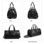 Duffel Bag Large Capacity Weather-Resistant Fabric & Multiple Pockets