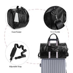 Duffel Bag Large Capacity Weather-Resistant Fabric & Multiple Pockets
