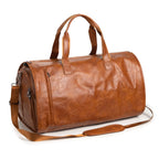 Duffel Bag Large Capacity Weather-Resistant Fabric & Multiple Pockets