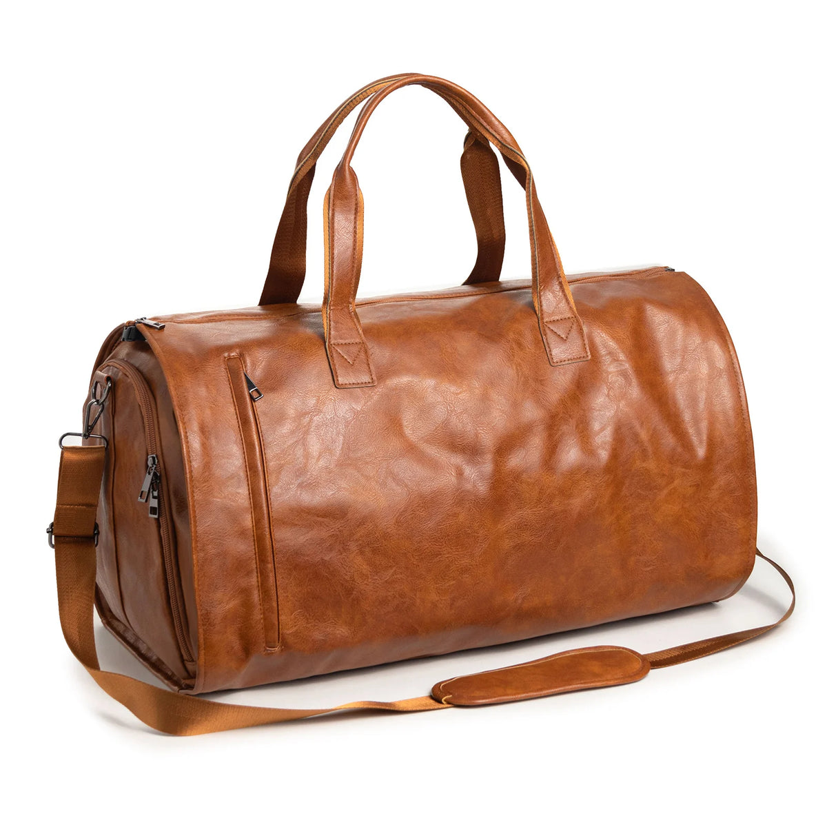 Duffel Bag Large Capacity Weather-Resistant Fabric & Multiple Pockets