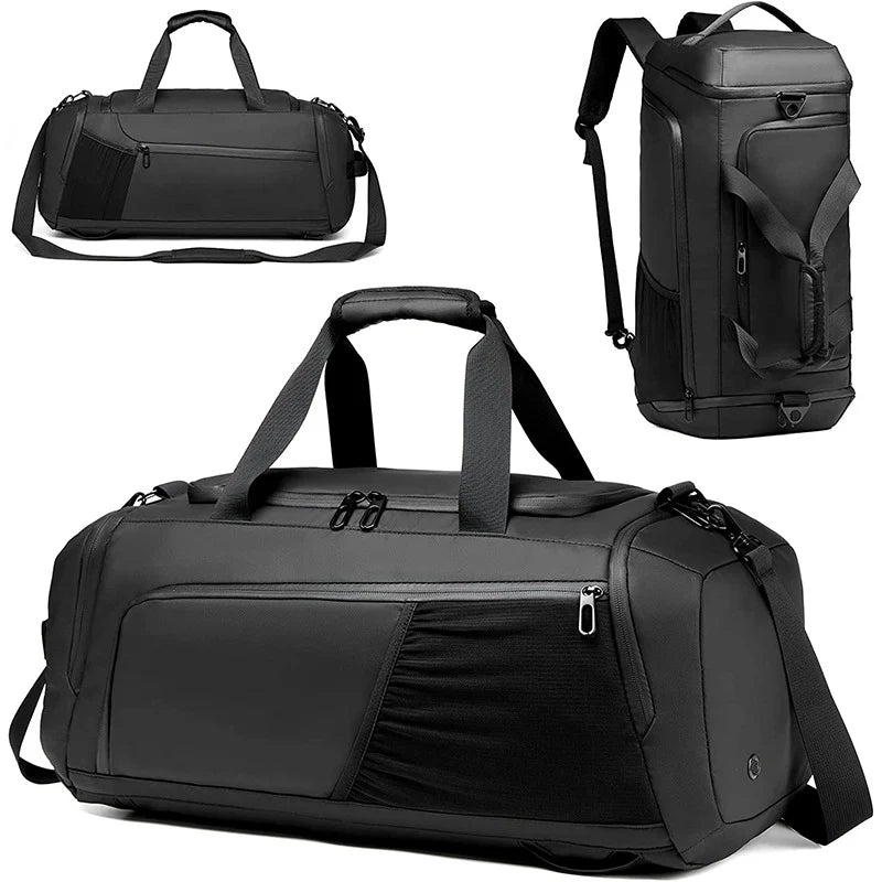 Duffel Bag Multi-Compartment Weather-Resistant Padded Straps