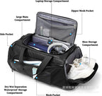 Duffel Bag Multi-Compartment Weather-Resistant Padded Straps