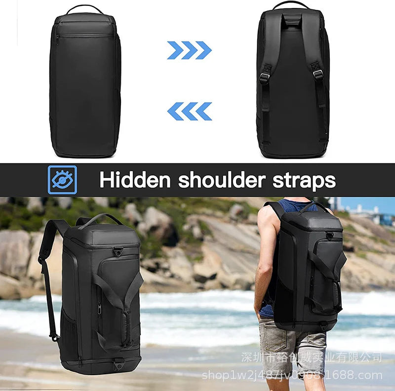 Duffel Bag Multi-Compartment Weather-Resistant Padded Straps