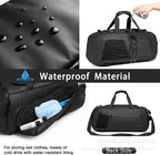 Duffel Bag Multi-Compartment Weather-Resistant Padded Straps