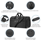 Duffel Bag Spacious Multiple Pockets & Adjustable Shoulder Strap