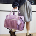 Duffel Bag Spacious Water-Resistant Removable Shoulder Strap