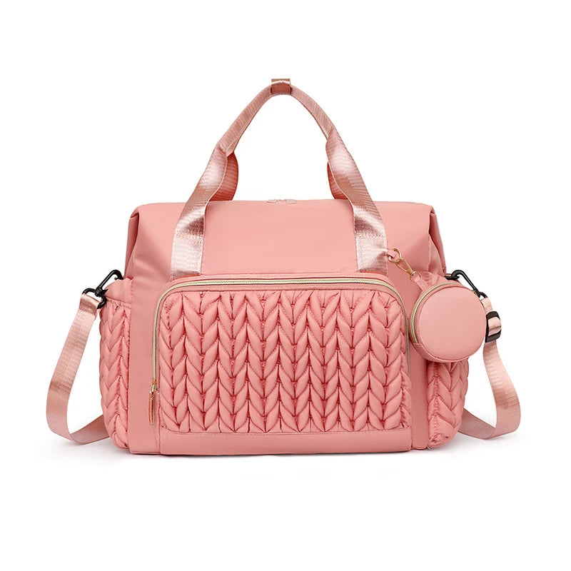 Duffel Bag Spacious Water-Resistant Removable Shoulder Strap