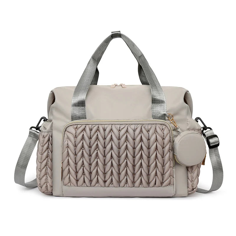 Duffel Bag Spacious Water-Resistant Removable Shoulder Strap
