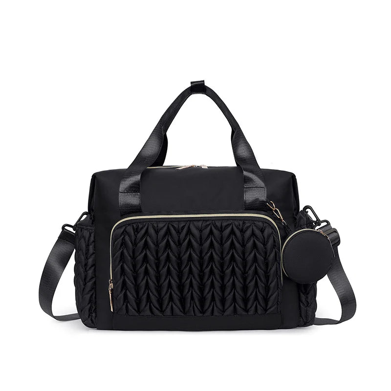 Duffel Bag Spacious Water-Resistant Removable Shoulder Strap
