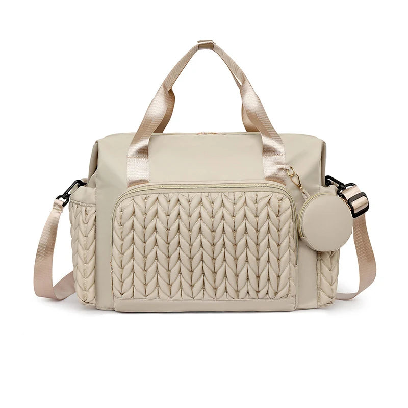 Duffel Bag Spacious Water-Resistant Removable Shoulder Strap
