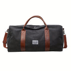 Duffel Bag Washed Canvas Multiple Pockets & Shoe Compartment