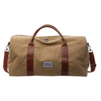 Duffel Bag Washed Canvas Multiple Pockets & Shoe Compartment