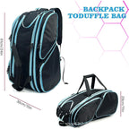 Duffel Bag Water-Resistant Multiple Pockets Adjustable Strap