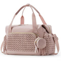 Duffel Bag Woven Water-Resistant Shoe Compartment Adjustable Straps
