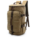 Duffle Bag Canvas Large Capacity Convertible Shoulder & Backpack