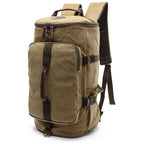 Duffle Bag Canvas Large Capacity Convertible Shoulder & Backpack