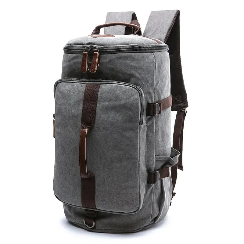 Duffle Bag Canvas Large Capacity Convertible Shoulder & Backpack
