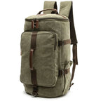 Duffle Bag Canvas Large Capacity Convertible Shoulder & Backpack