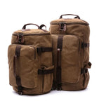 Duffle Bag Canvas Large Capacity Convertible Shoulder & Backpack