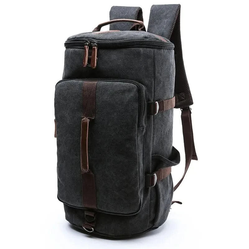 Duffle Bag Canvas Large Capacity Convertible Shoulder & Backpack