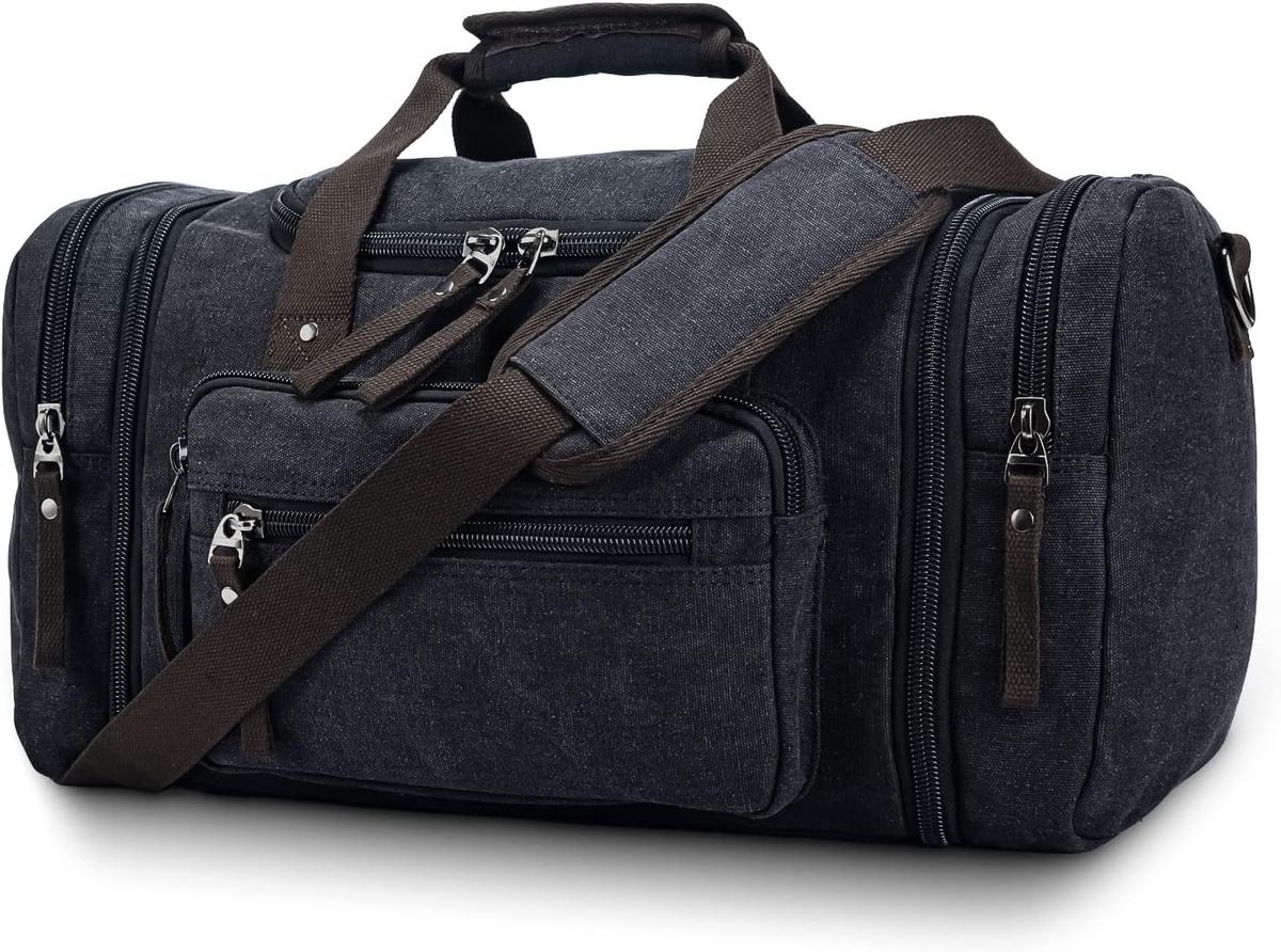 Duffle Bag Expandable 40-50L High-Density Cotton Canvas