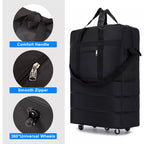 Duffle Bag Five-Wheel Rolling Three-Tier Expansion