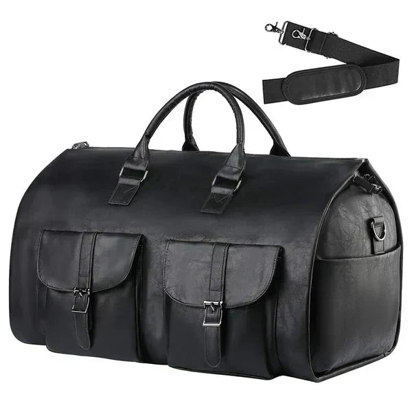 Duffle Bag Garment Carrier Telescoping Handle & Shoe Compartment