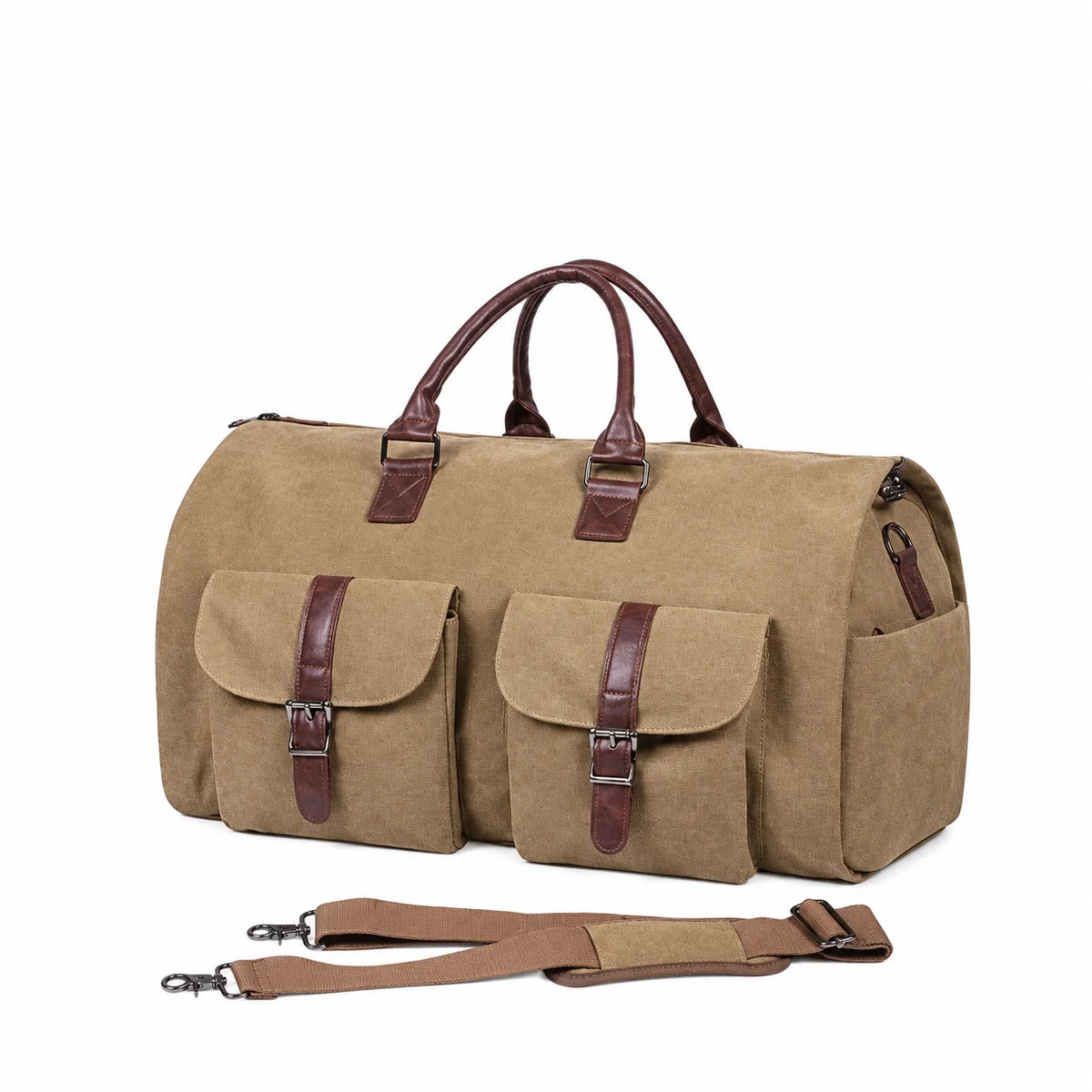 Duffle Bag Garment Carrier Telescoping Handle & Shoe Compartment