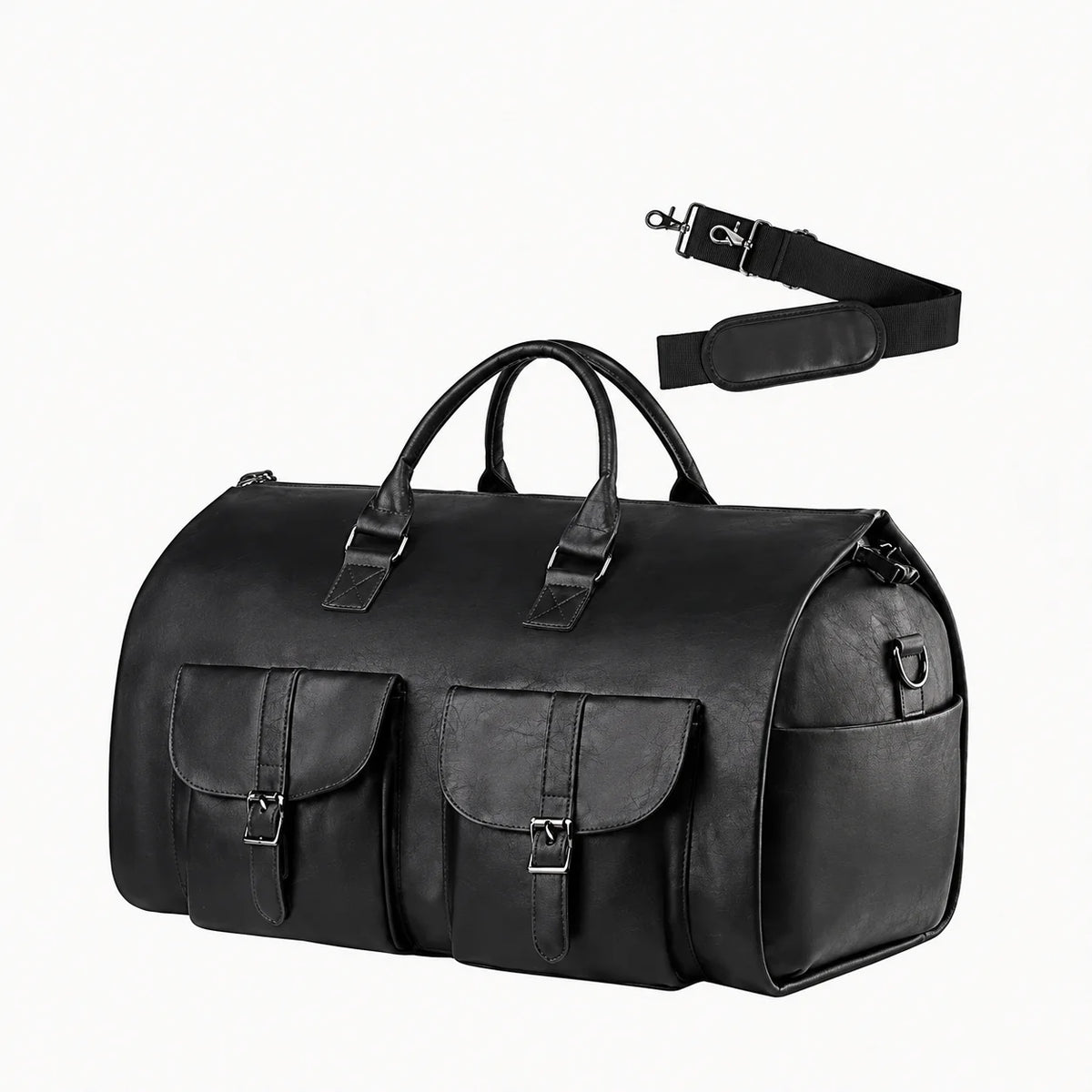 Duffle Bag Garment Carrier Telescoping Handle & Shoe Compartment