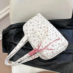 Duffle Bag Large Waterproof Canvas Bow Accent