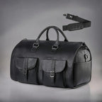 Duffle Bag Premium Leather Spacious Interior 22 Inch Carry-On