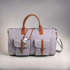 Duffle Bag Premium Leather Spacious Interior 22 Inch Carry-On