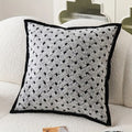 Durable Chenille Embroidered Zebra Cushion Cover (Zip Closure)