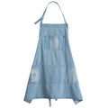 Durable Cotton Denim Front-Pocket Apron (Machine Washable)