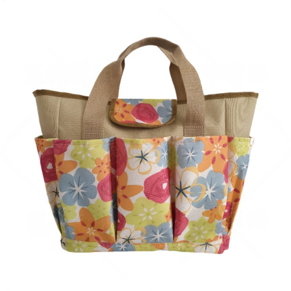 Durable Oxford Cloth Multi-Compartment Gardening Tool Bag