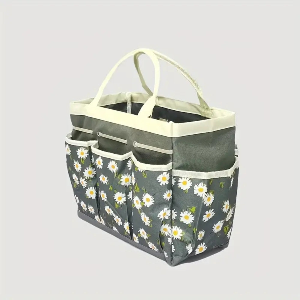 Durable Oxford Cloth Multiple-Pocket Garden Tool Organizer Bag
