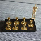 Durable Powder-Coated Iron Taper Candle Holders (Pair)