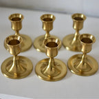 Durable Powder-Coated Iron Taper Candle Holders (Pair)