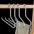 Durable Slim Non-Slip Metal Wardrobe Hangers (Set of 5)