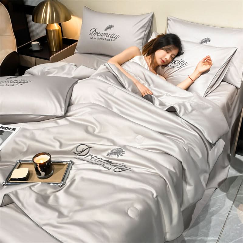 Duvet Cooling Ice-Silk Lightweight & Breathable