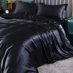 Duvet Cover 100% Silk Cooling With 2 Pillowcases