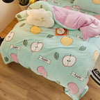 Duvet Cover Double-Sided Teddy Fleece Zippered & Machine-Washable
