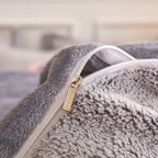 Duvet Cover Double-Sided Teddy Fleece Zippered & Machine-Washable