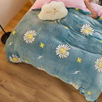 Duvet Cover Double-Sided Teddy Fleece Zippered & Machine-Washable