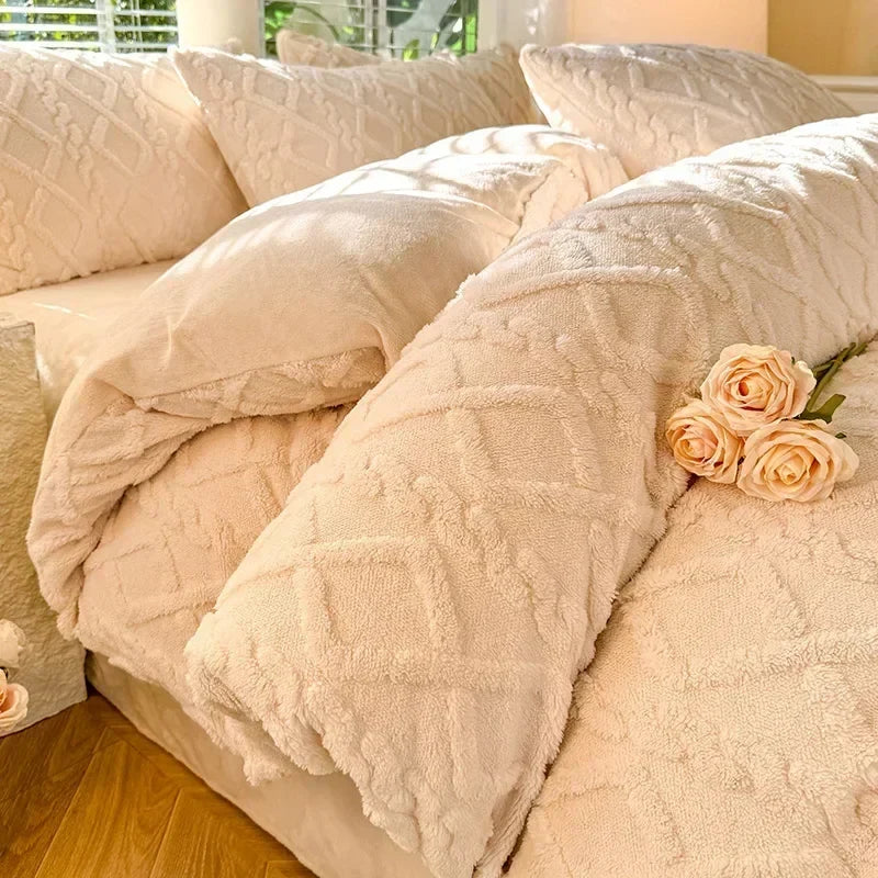 Duvet Cover Flannel Milk Fleece Soft & Warm