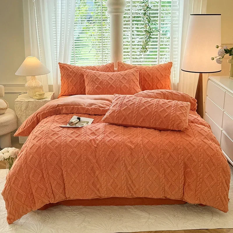 Duvet Cover Flannel Milk Fleece Soft & Warm
