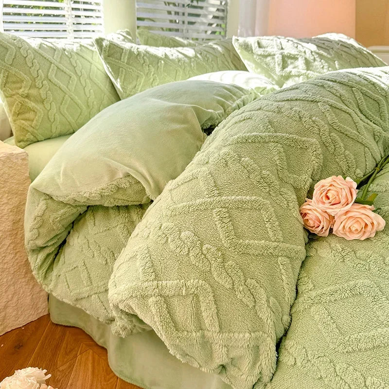 Duvet Cover Flannel Milk Fleece Soft & Warm